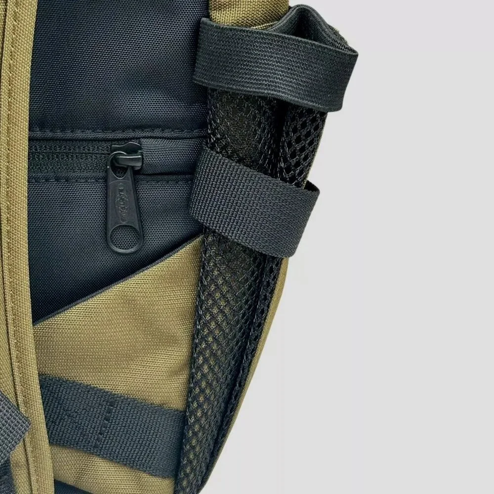 Eastpak Mens Floid Mono Army Backpack Olive Water Resistant Fits 15